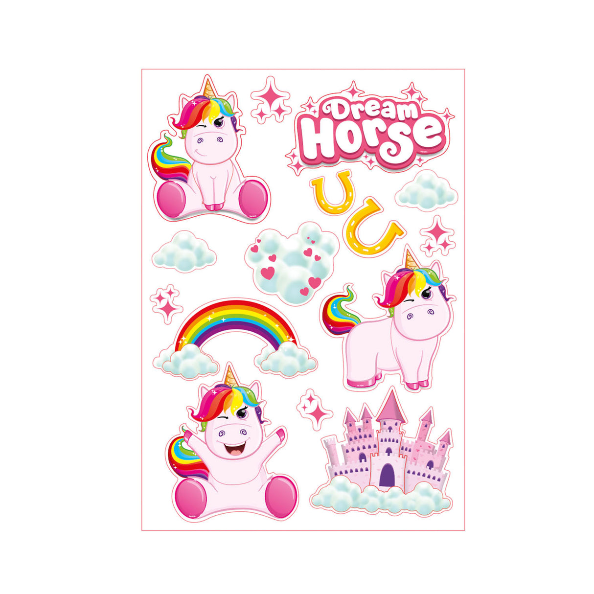 Toi-toys wall déco autocorns de licorne