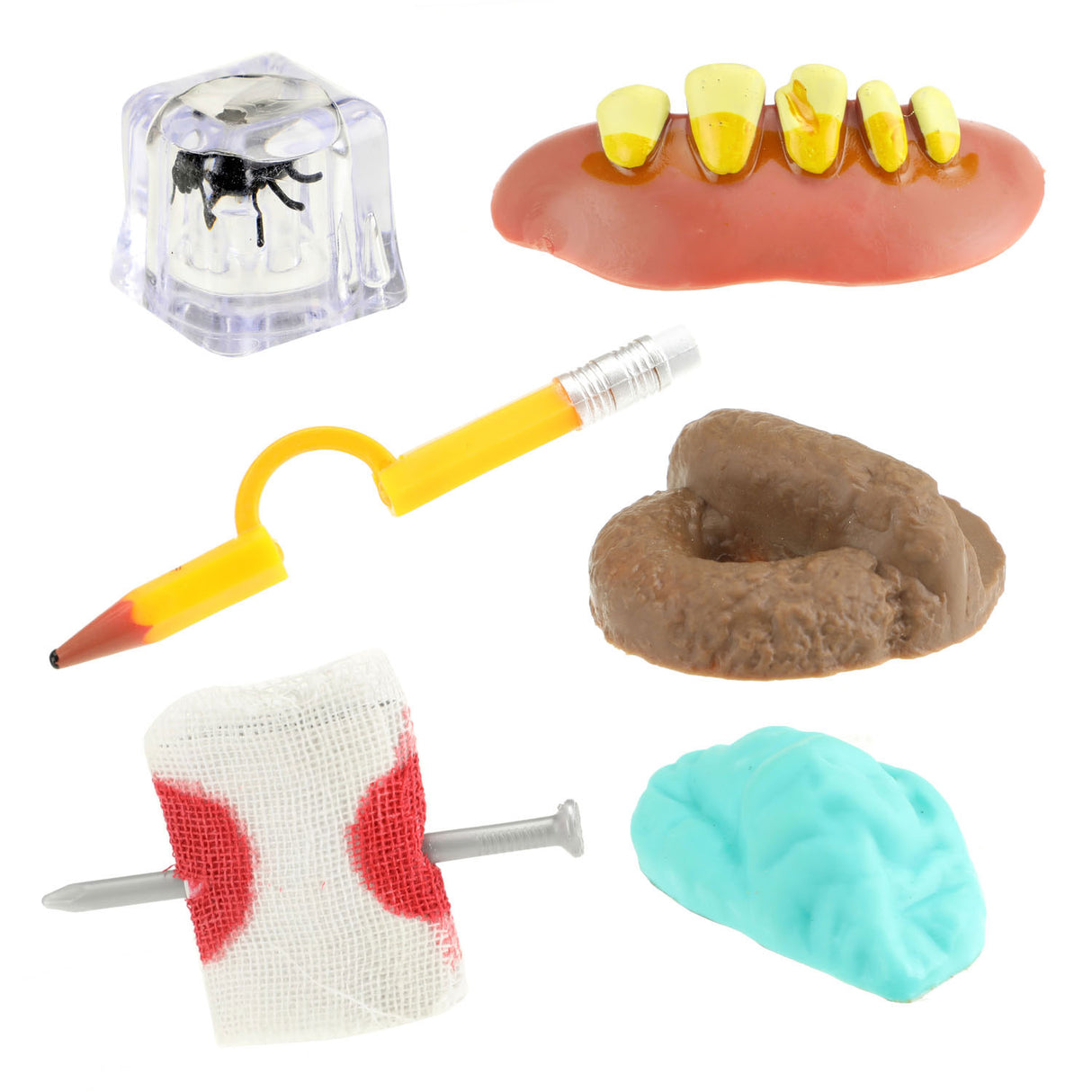 Toi-toys toi toys jouets farces 6 pièces sur carte