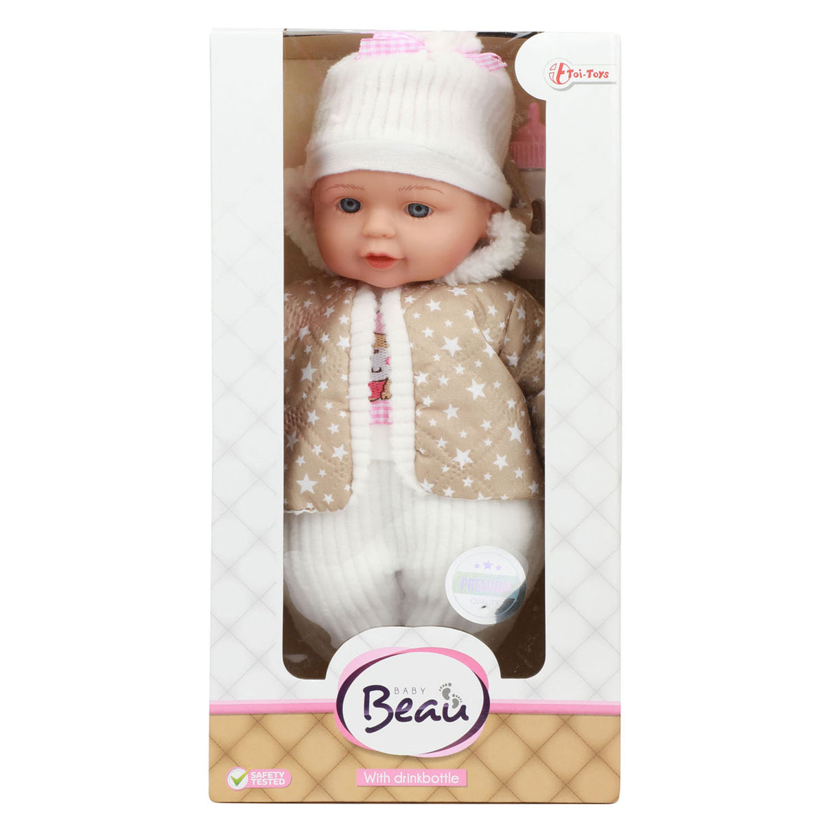 Toi-toys beaux vêtements d'hiver Baby Babypop et bouteille