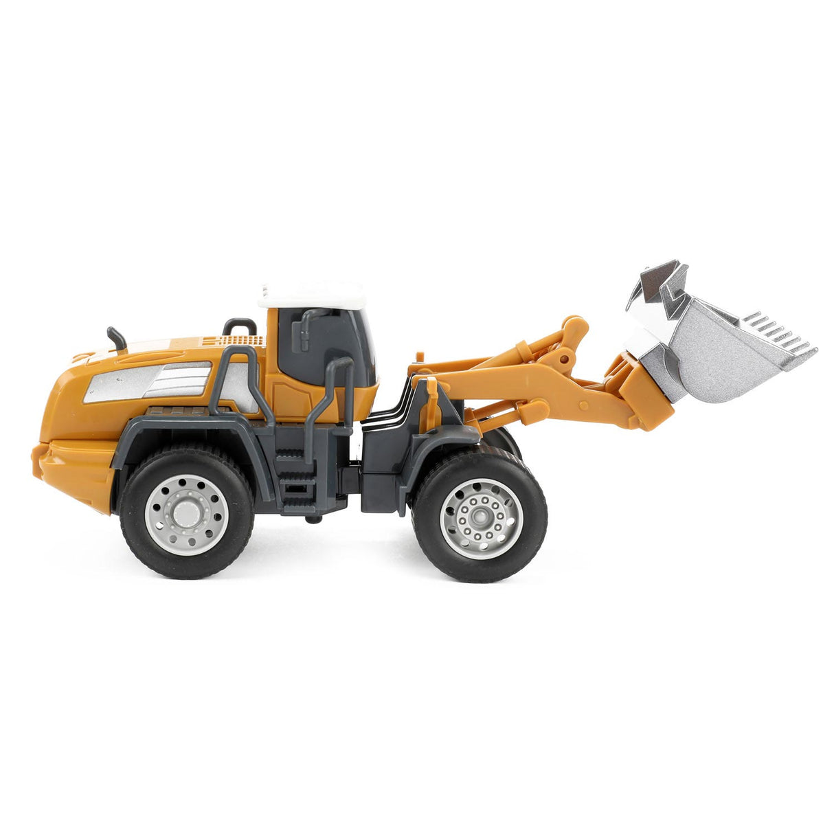 Véhicule de construction en métal - Charger blanc 1:55