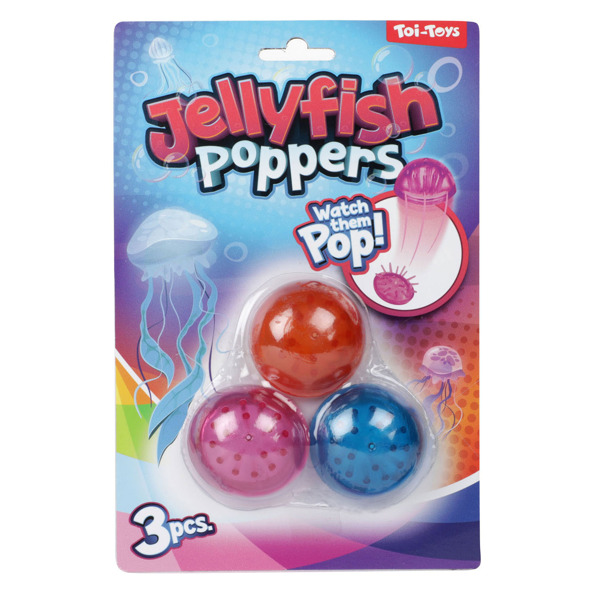 Toi-toys méduses plopper, 3 pcs.