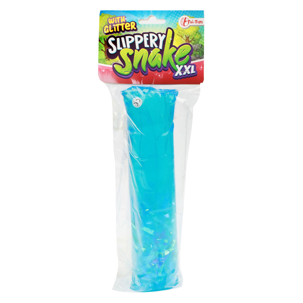 Toi-Toys Serpent avec feuille pailletée XXL, 26 cm