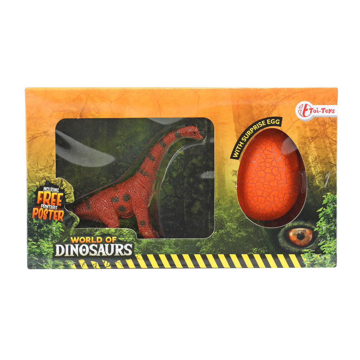 Toi-toys monde de dinosaure dinosaure avec œuf surprise