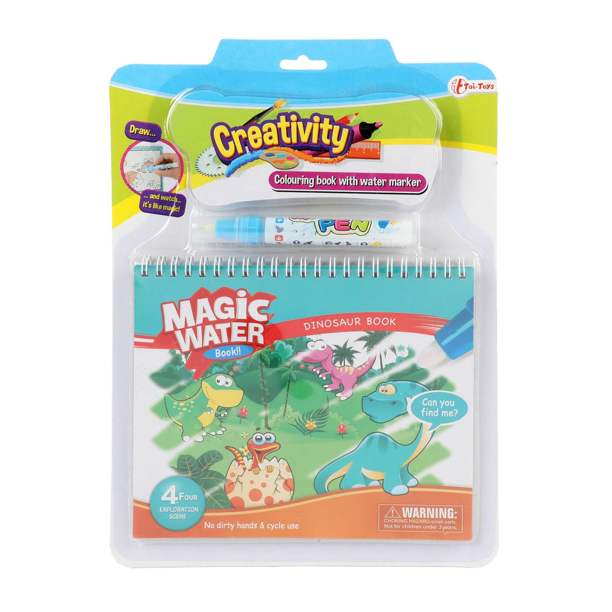 Toi-toys toitoys coloriage à l'eau 'dino'