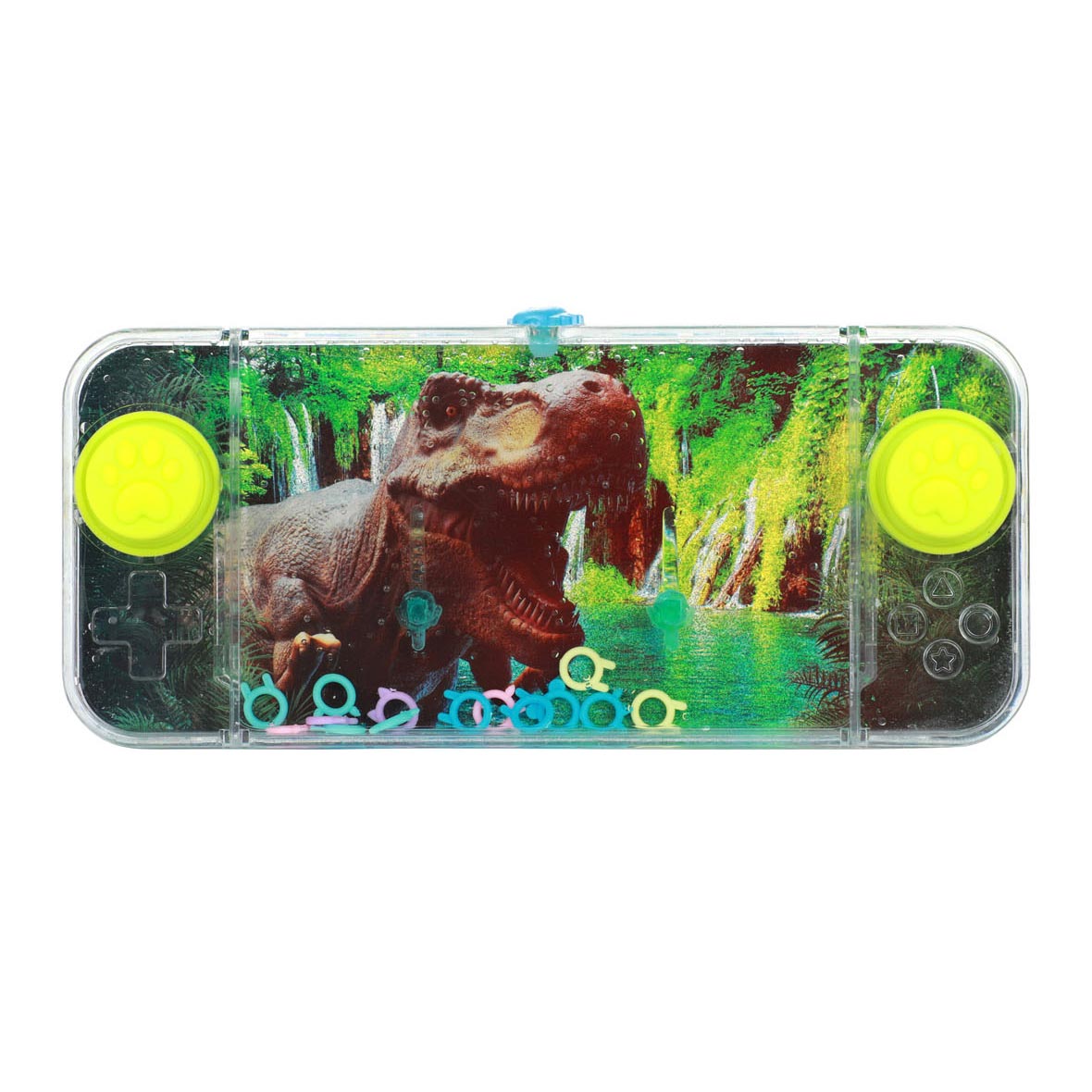 Jeu de patience dans l'eau du monde des dinosaures