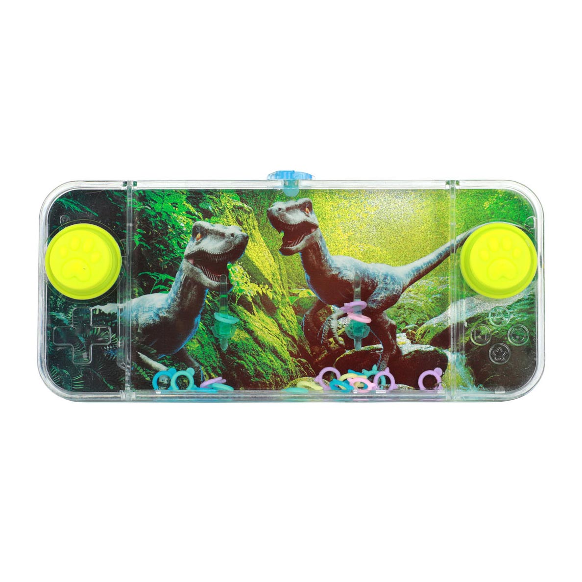 Jeu de patience dans l'eau du monde des dinosaures