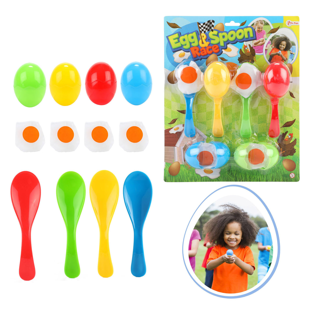 Oeufs de jeu de relais Toi-toys