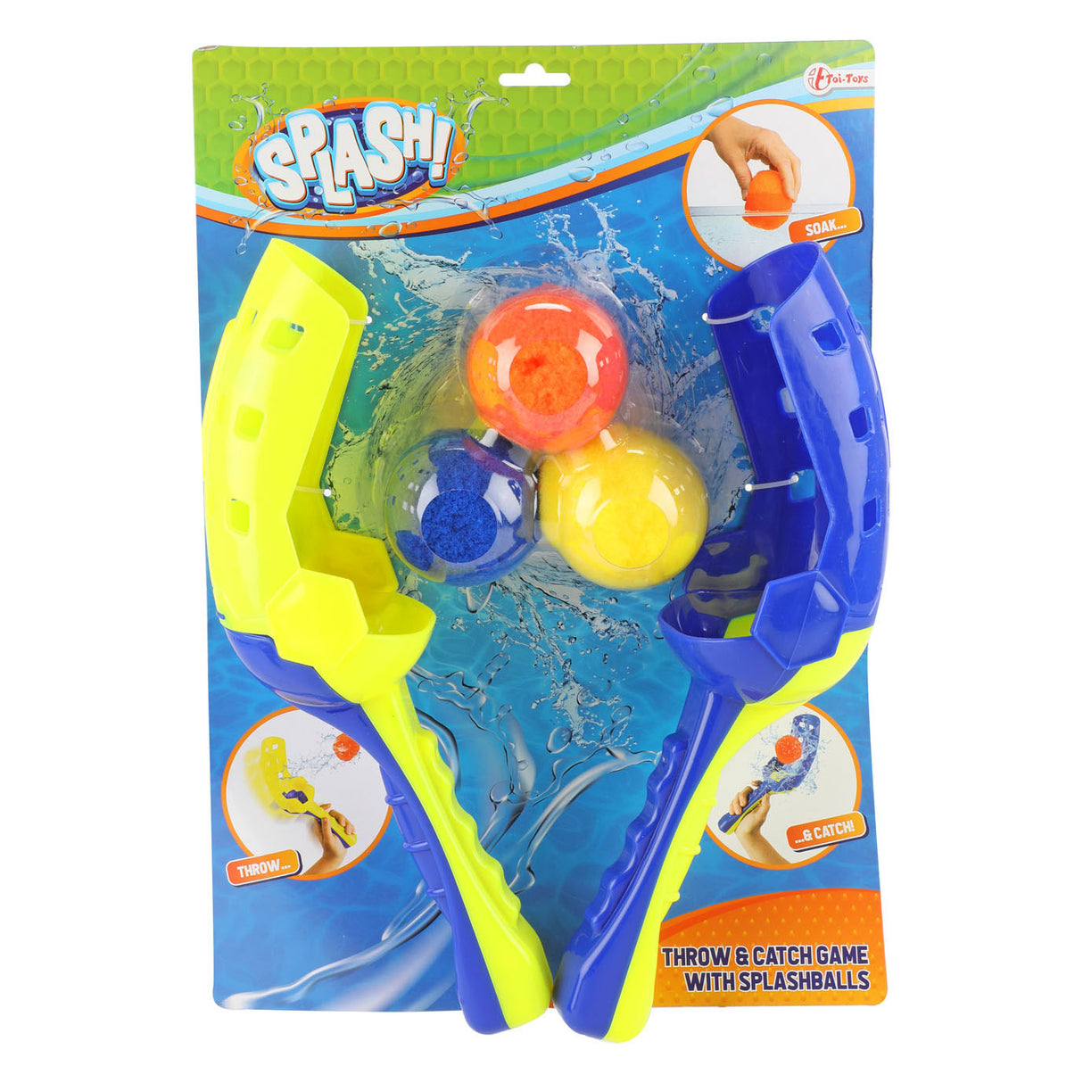 Jeu de capture d'eau éclaboussante