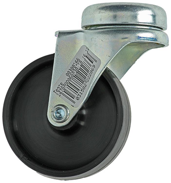 Mack by tente 1013179 - rol polyam.2 kogellagers centrgat 60mm | 6 stuks