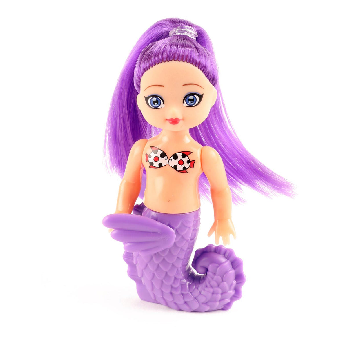 Toi-toys sirènes poupée sirène avec accessoires, 12 cm