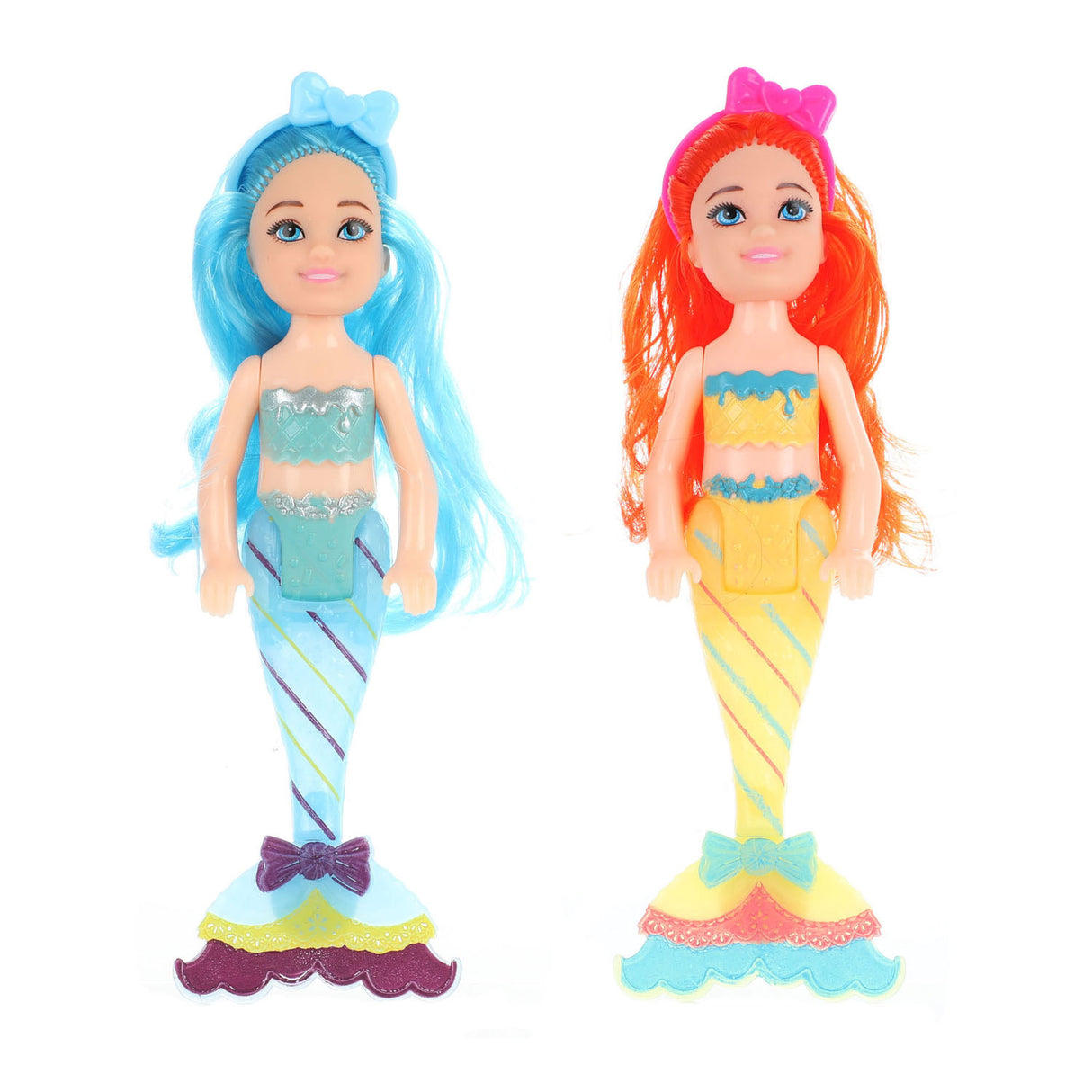 Toi-toys sirènes poupée sirène sœurs, 4 pièces.