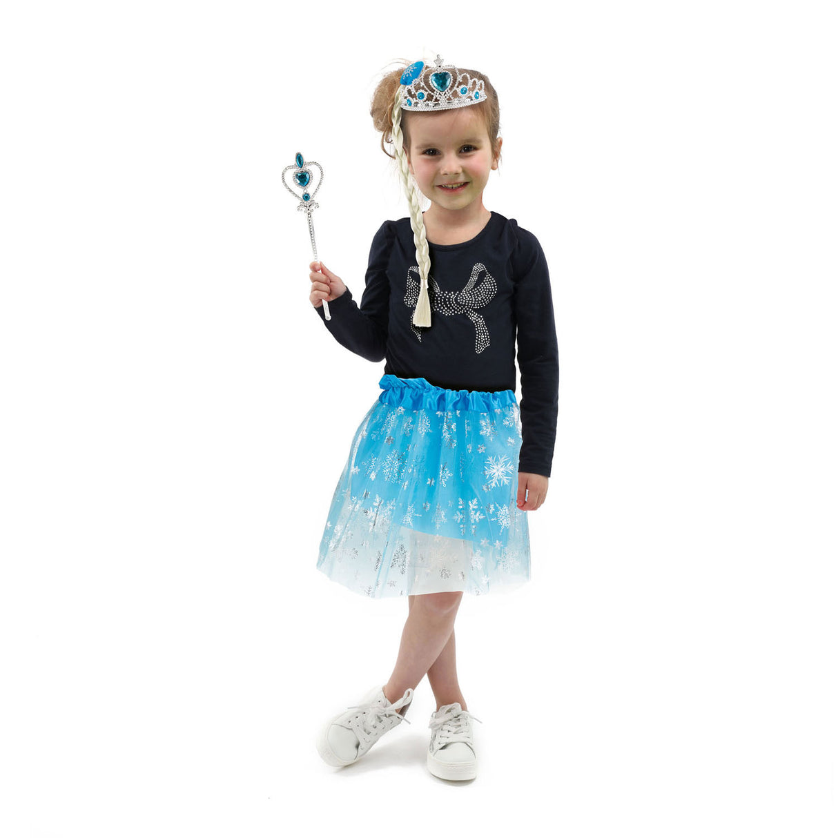 Toi-toys princesse des glaces avec tutu, diadème et bâton de princesse
