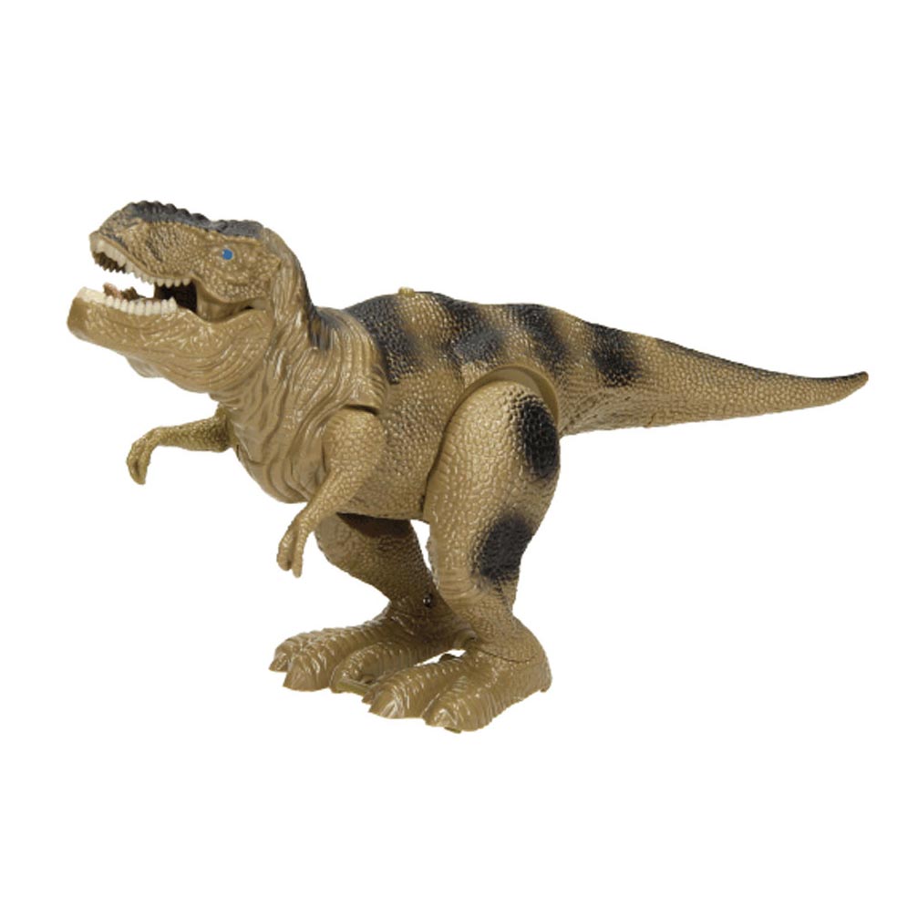 Monde des dinosaures Dino T-Rex marchant avec le son