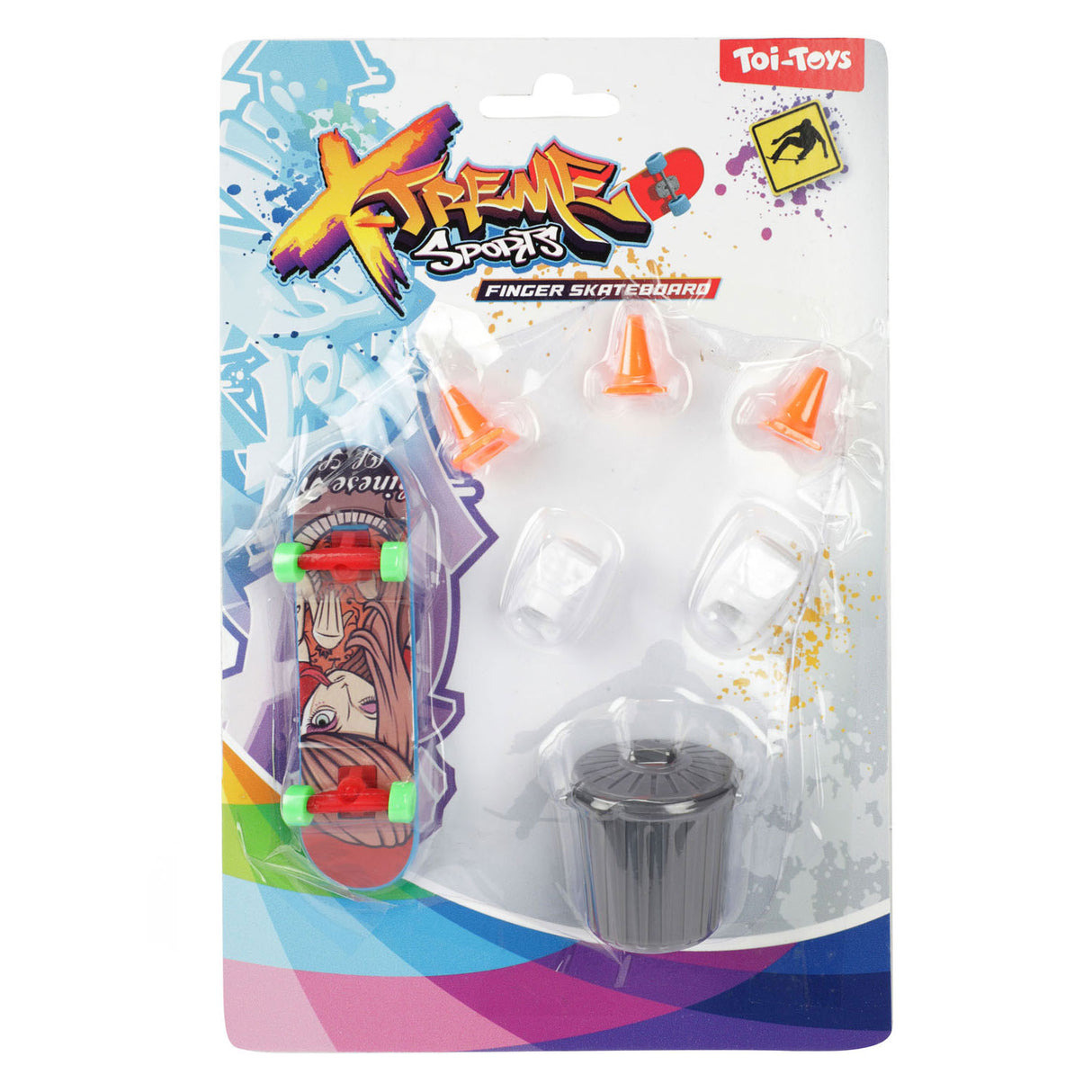 Toi-toys skate doigt skateboard avec accessoires