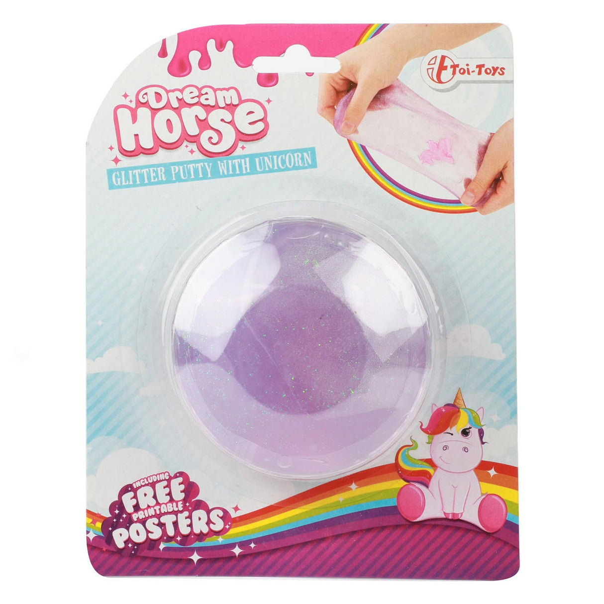 Mastic pailleté Dream Horse avec licorne