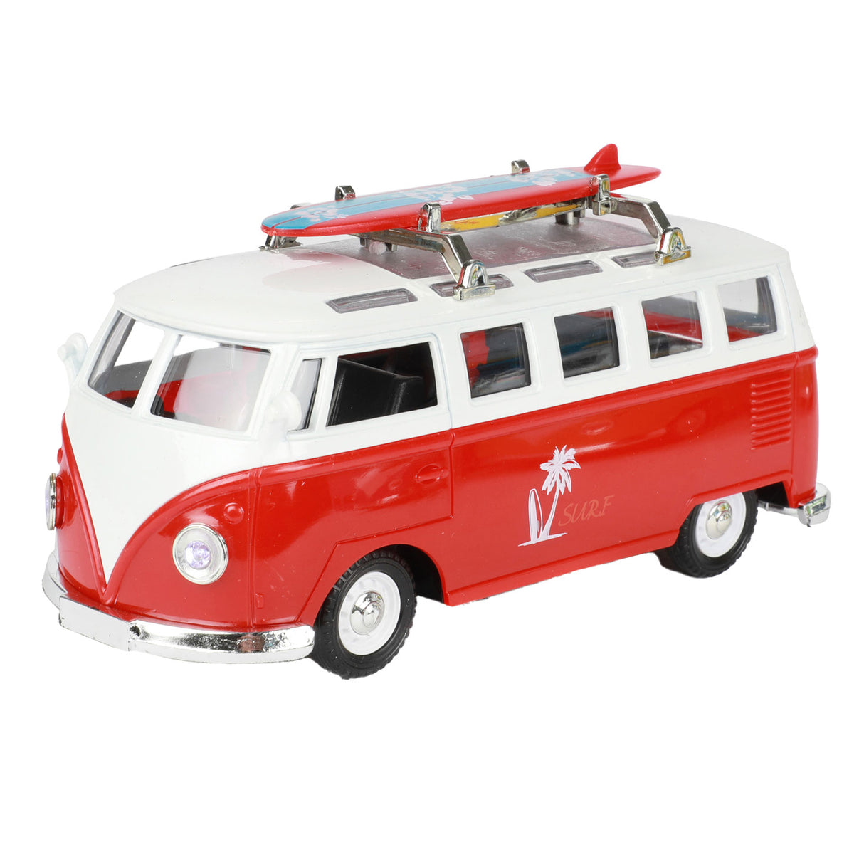 Bus rétro de TOI-TOI-TOYS avec lumière et son