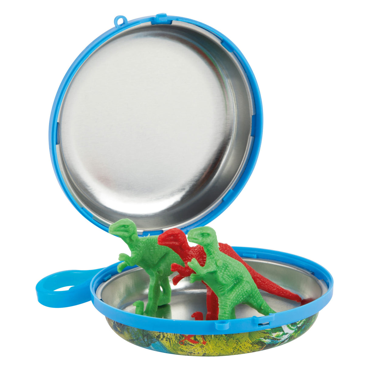 Porte-clés Monde des dinosaures avec mini dinosaures