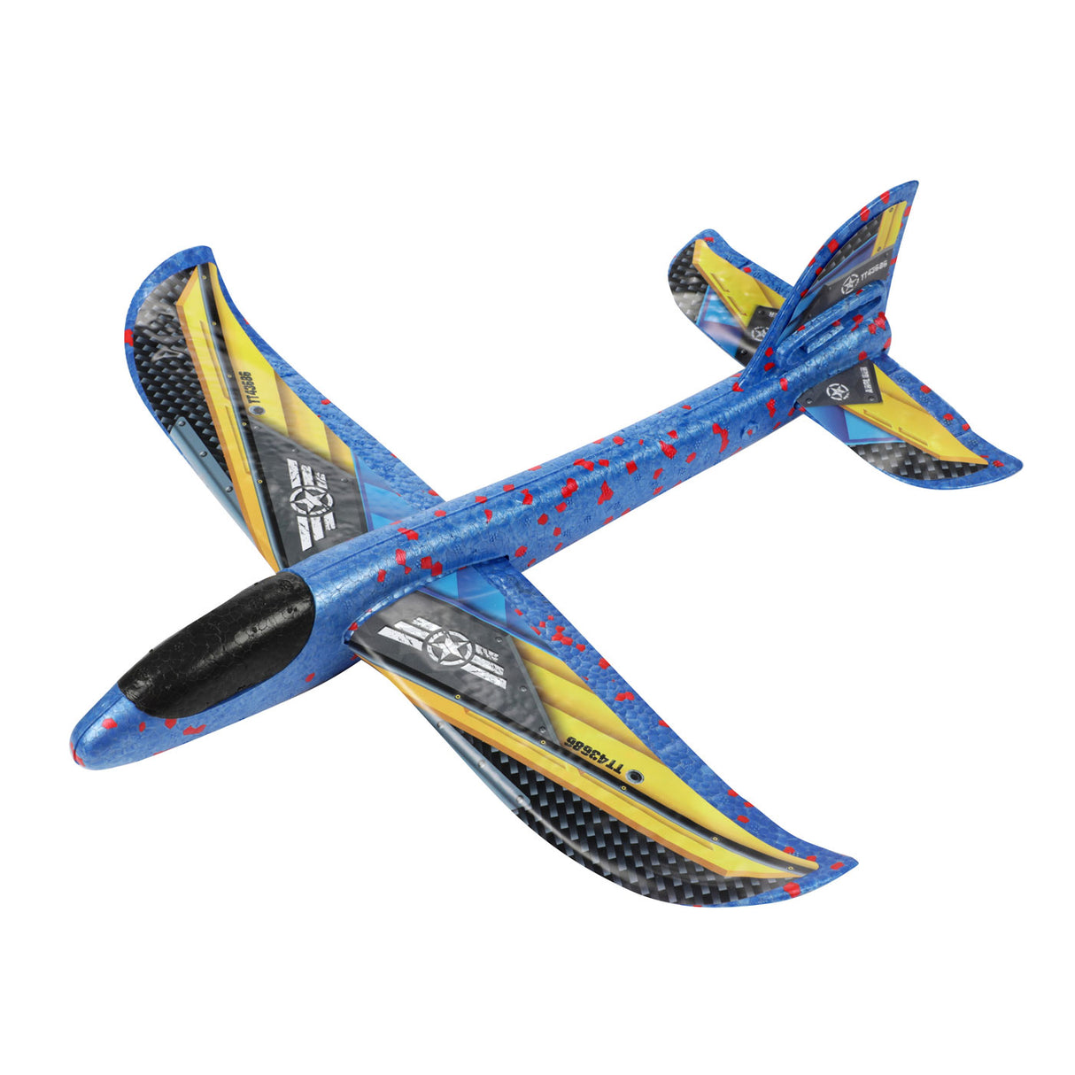 Toi-toys toitoys avion en mousse 36cm + autocollants