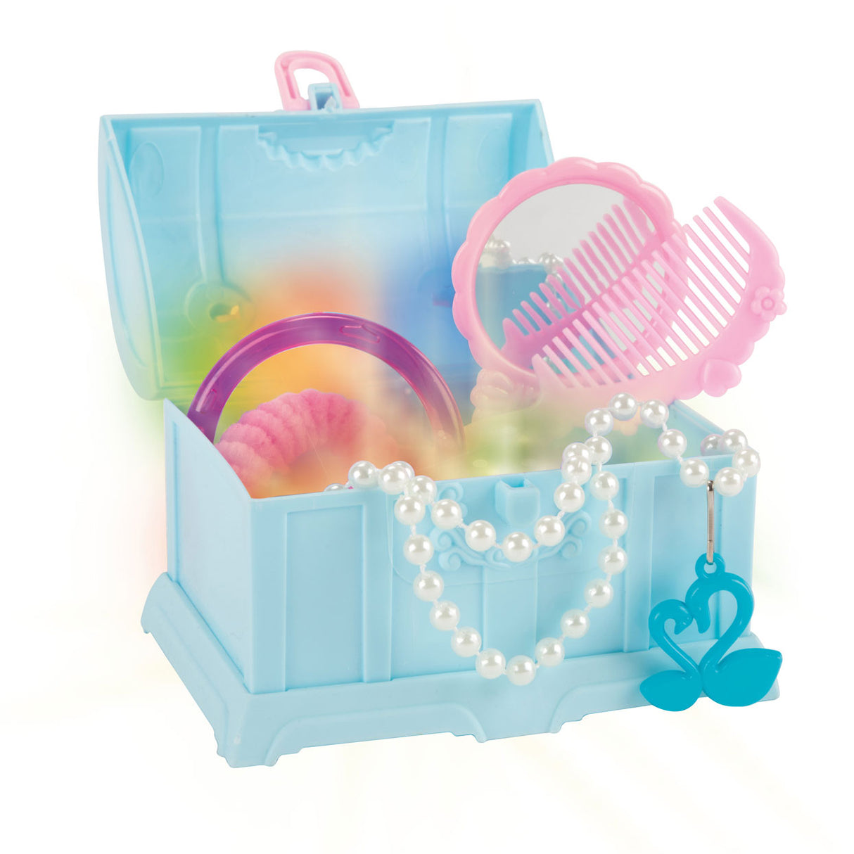 Bijoux de princesse des glaces Toi-toys dans un coffre au trésor avec lumière et son