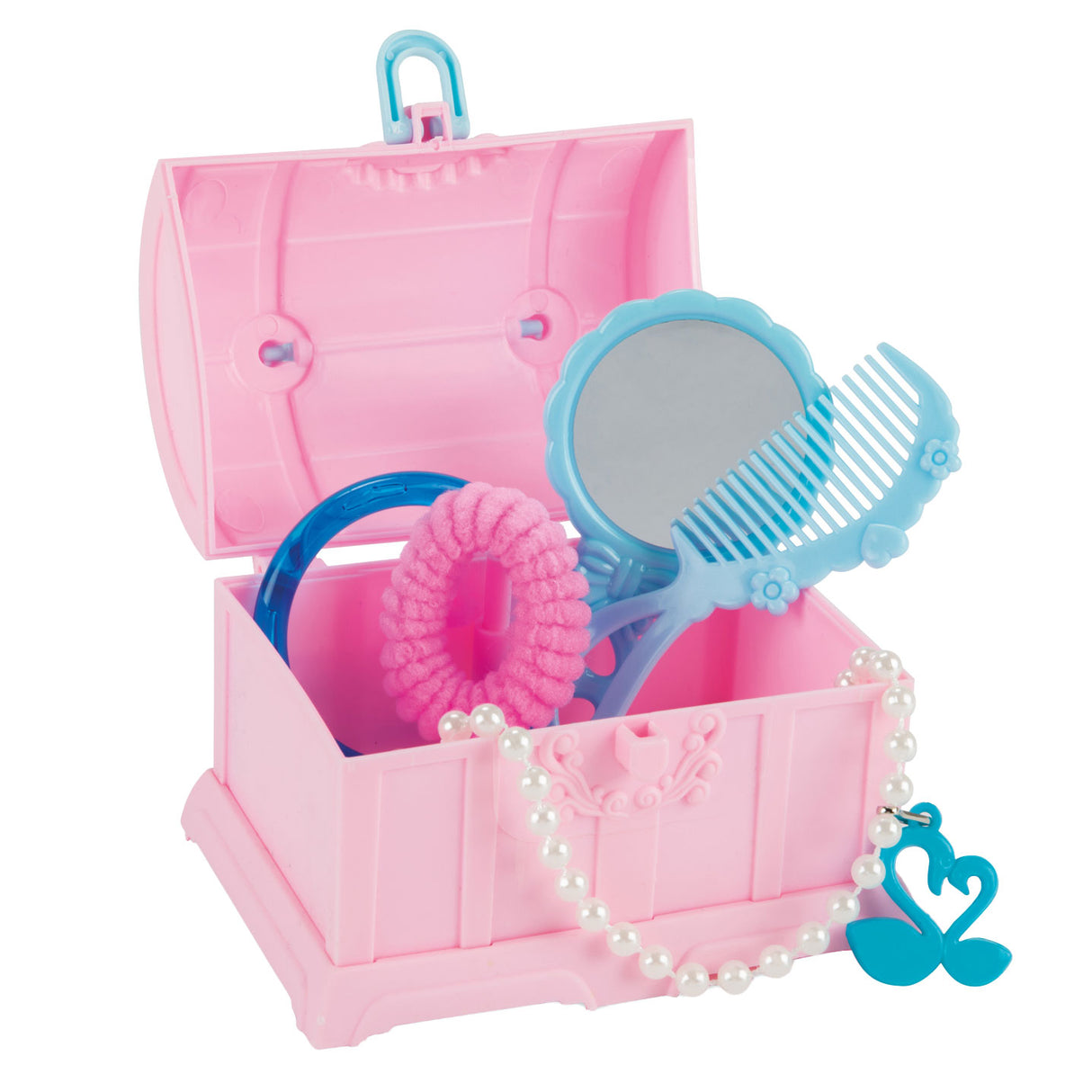 Bijoux de princesse des glaces Toi-toys dans un coffre au trésor avec lumière et son