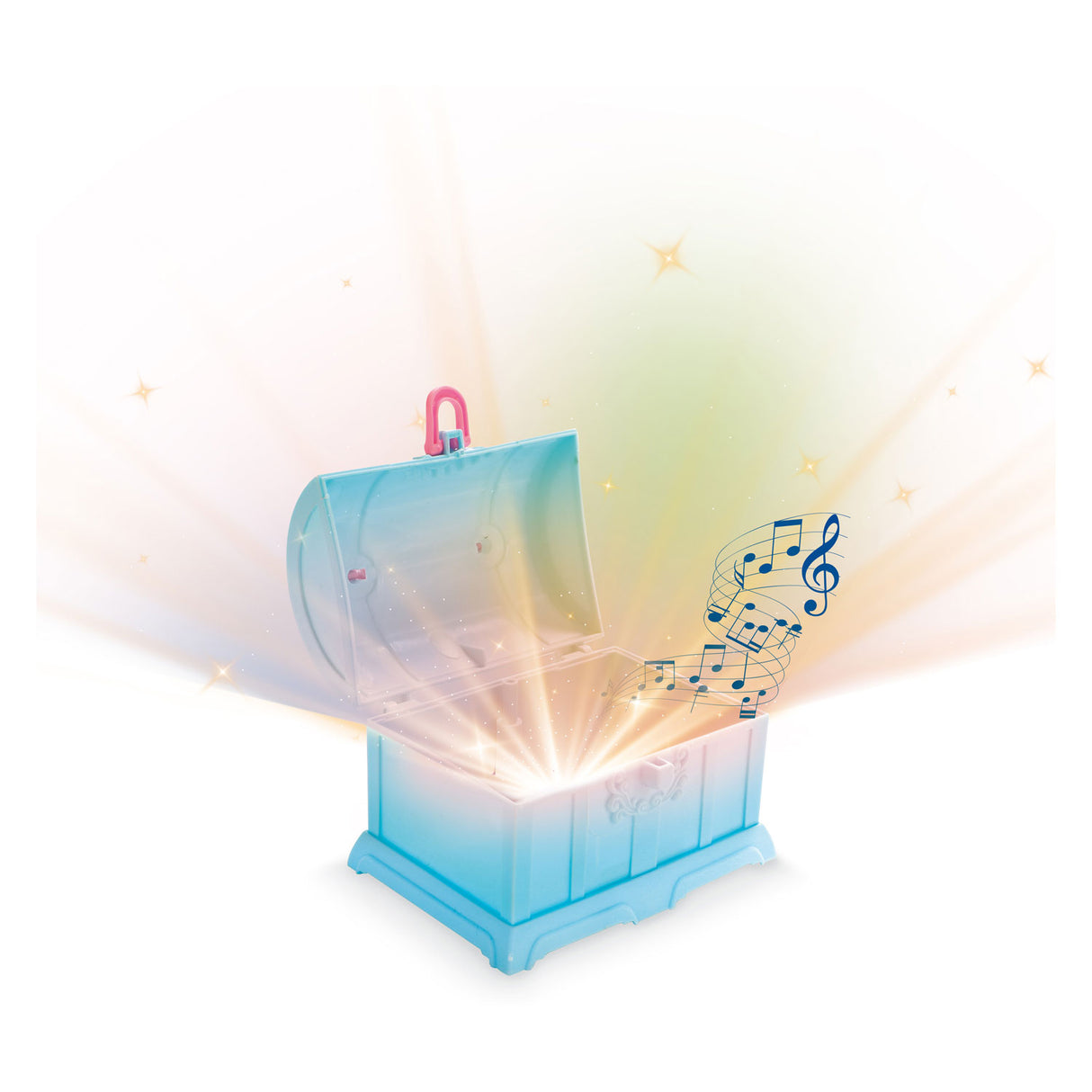 Bijoux de princesse des glaces Toi-toys dans un coffre au trésor avec lumière et son
