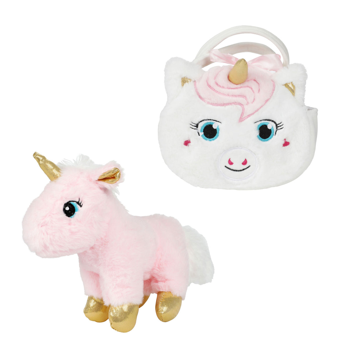 Licorne en peluche cheval de rêve dans un sac