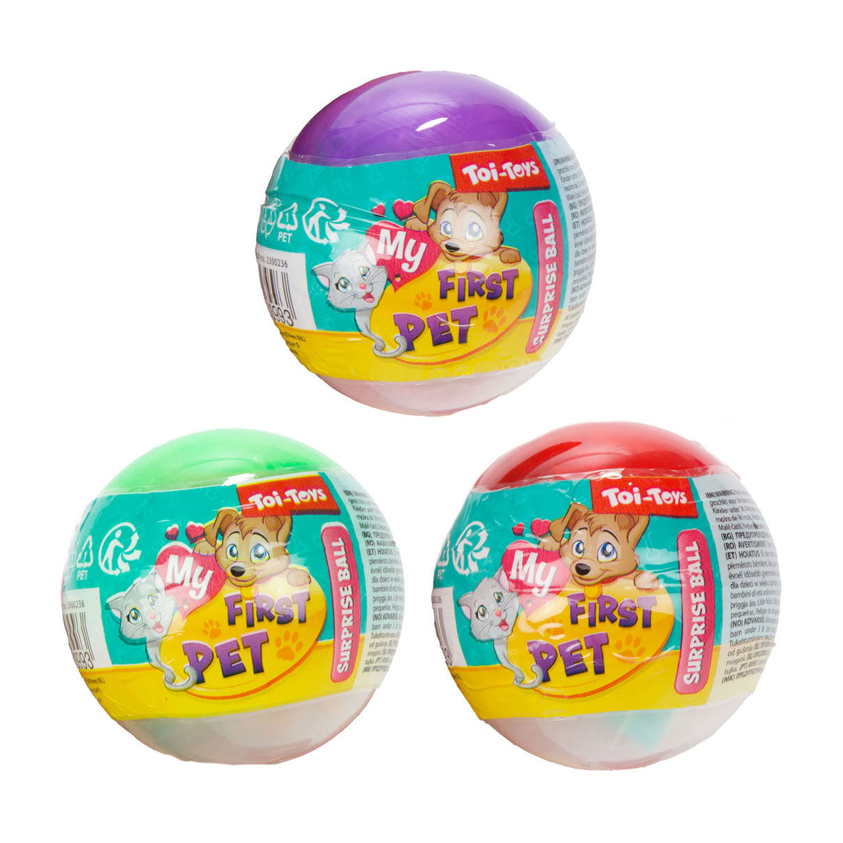 Toi-toys mon premier animal de compagnie surprise balle