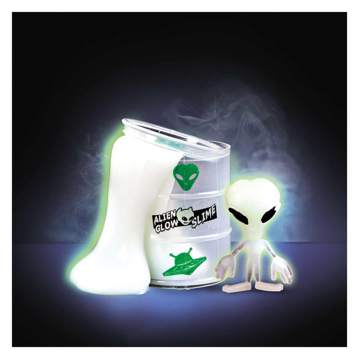 Huiles toi-toys mue brillent dans l'obscurité avec un extraterrestre