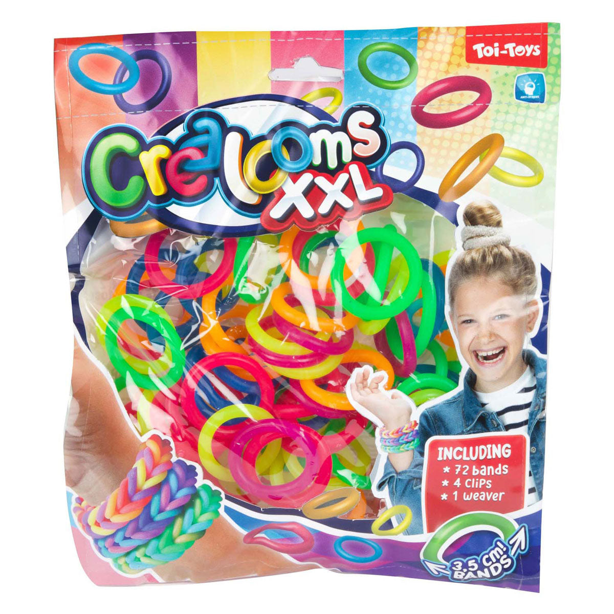 Métier à tisser toi-toys creas xxl 72 pièces