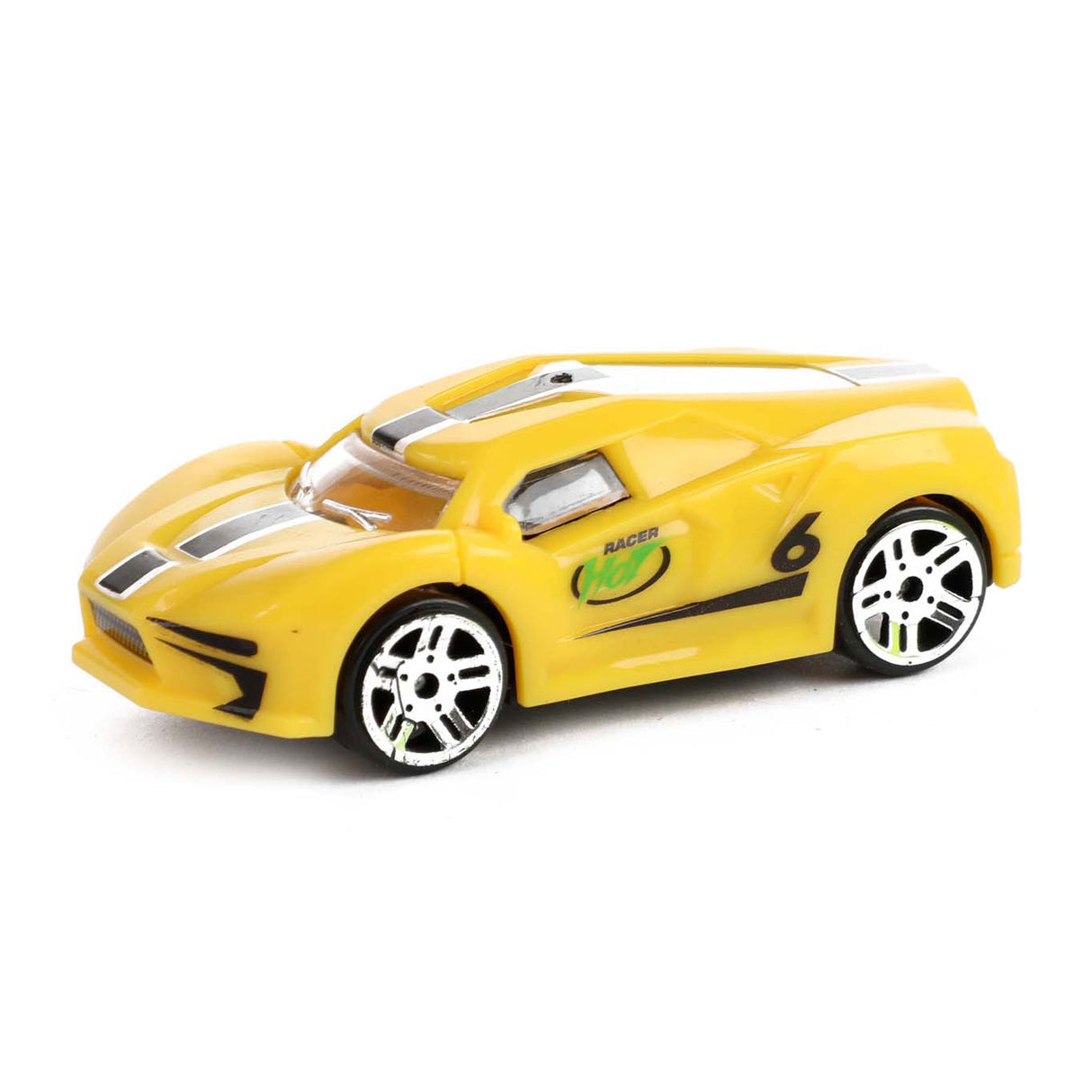 Mallette collector Turbo Racers avec voitures et tapis de jeu, 6 pièces.