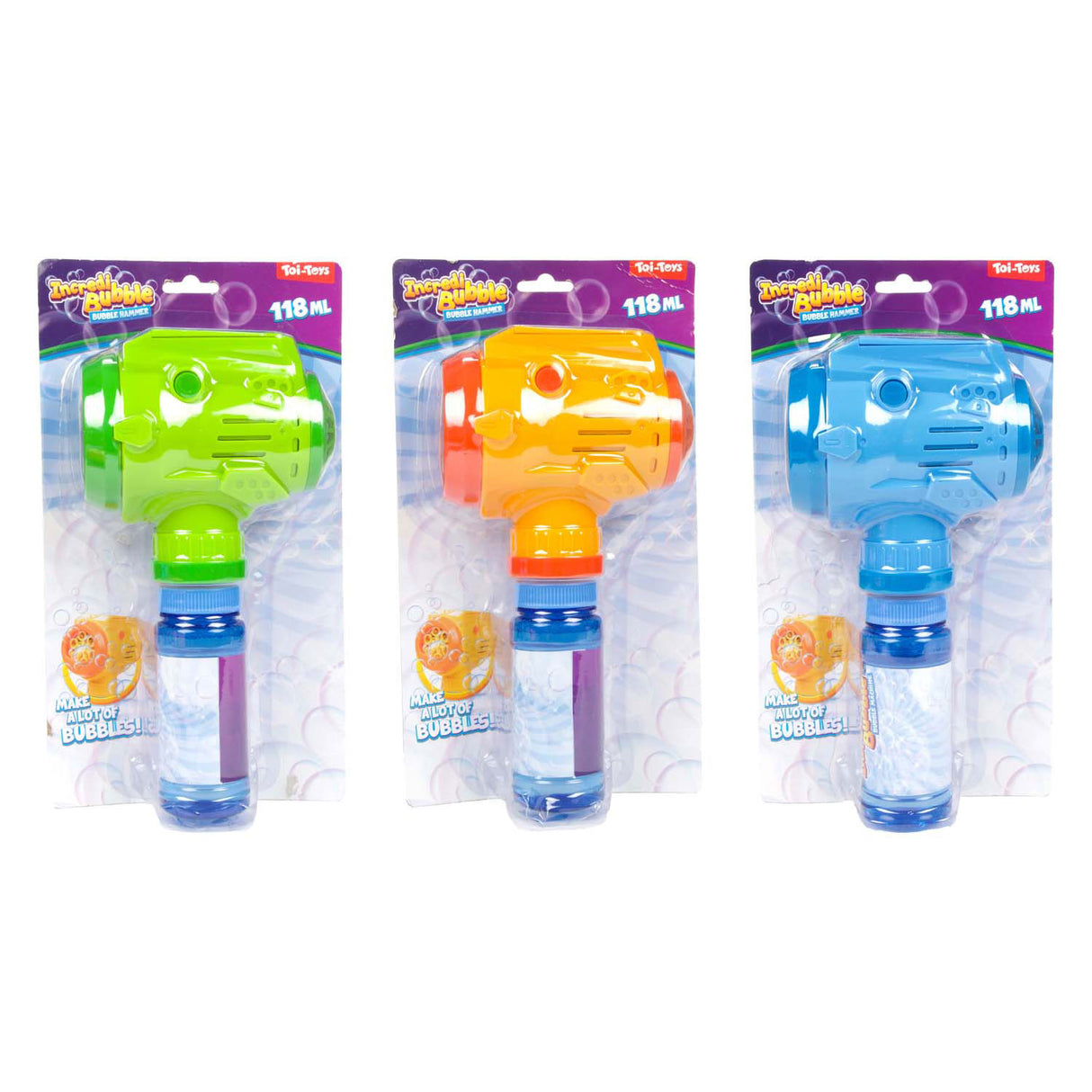 Toi-toys incredibubble bulle soufflette marteau