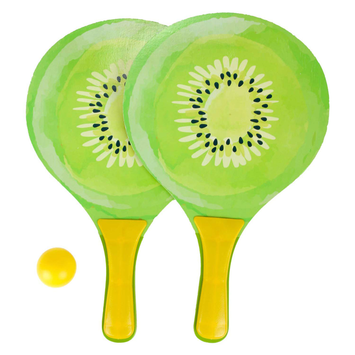 Toi-toys set de tennis de plage fruits, 3 pièces.