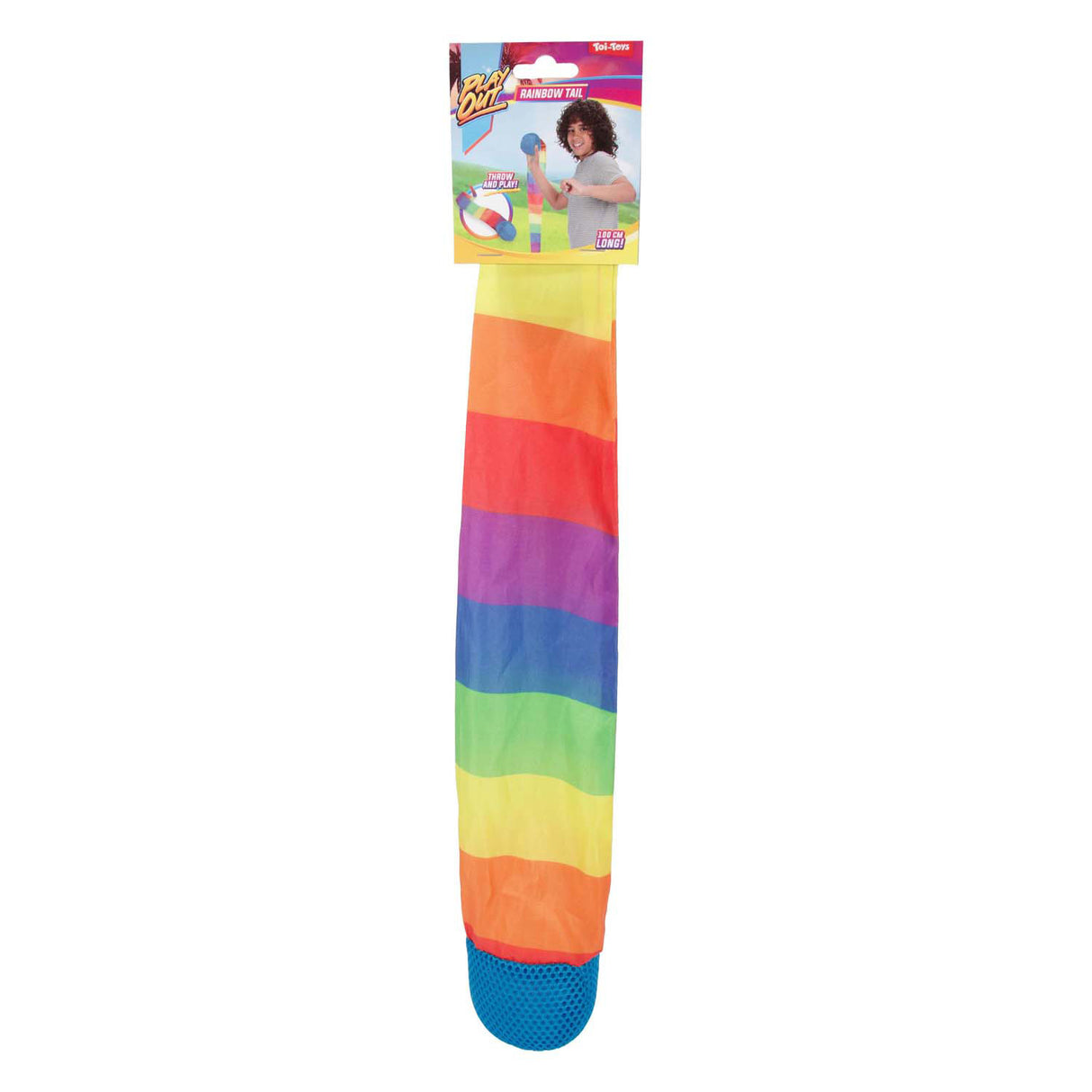Toi-toys play out boule comète arc-en-ciel 100cm 3 assortis
