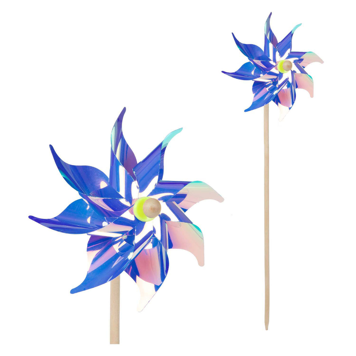 Moulin à vent Toi-toys avec bâton en bois, 54cm