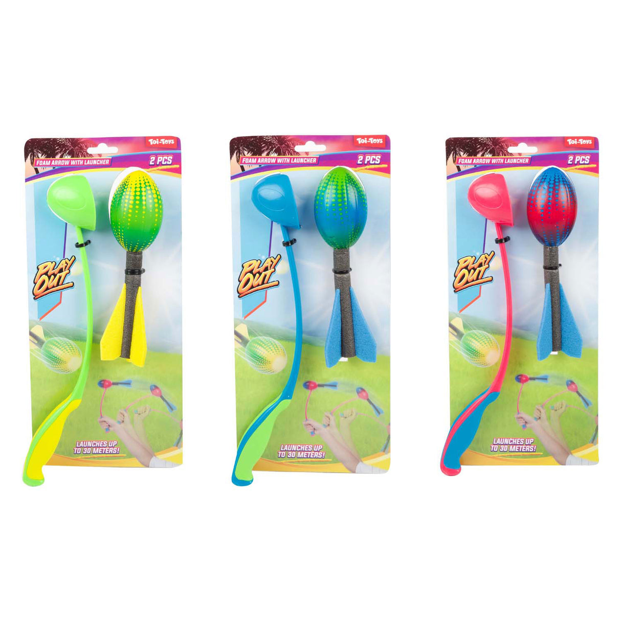 Toi-toys joue une mini flèche en mousse avec un vortex lanceur