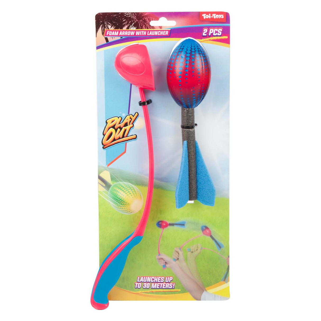 Toi-toys joue une mini flèche en mousse avec un vortex lanceur