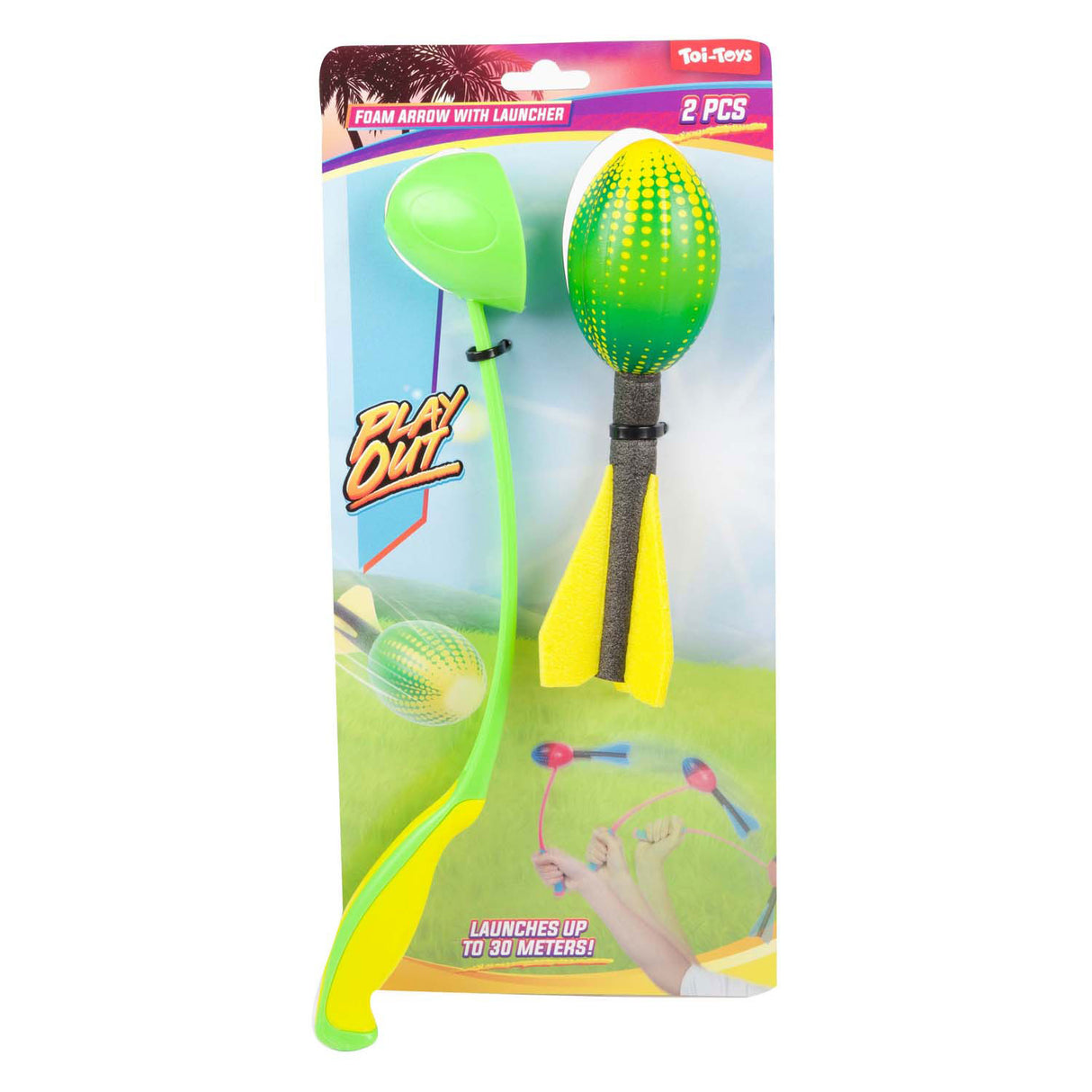 Toi-toys joue une mini flèche en mousse avec un vortex lanceur