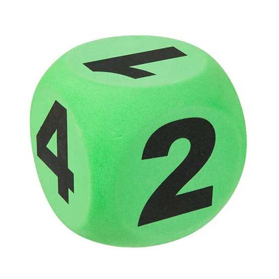 Toi-toys joue aux dés en mousse, 10cm