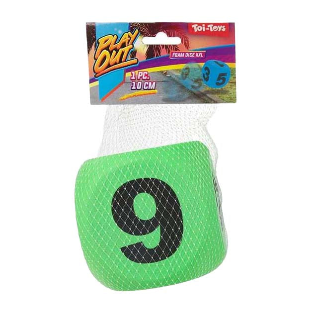 Toi-toys joue aux dés en mousse, 10cm