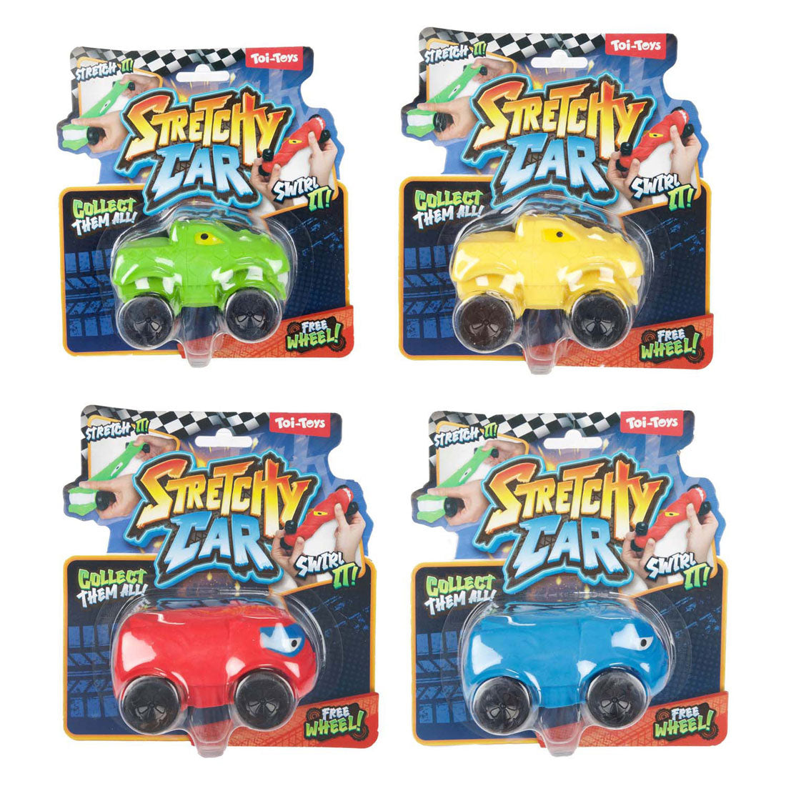 Toi-toys amusant pétrissage voiture morph monstre