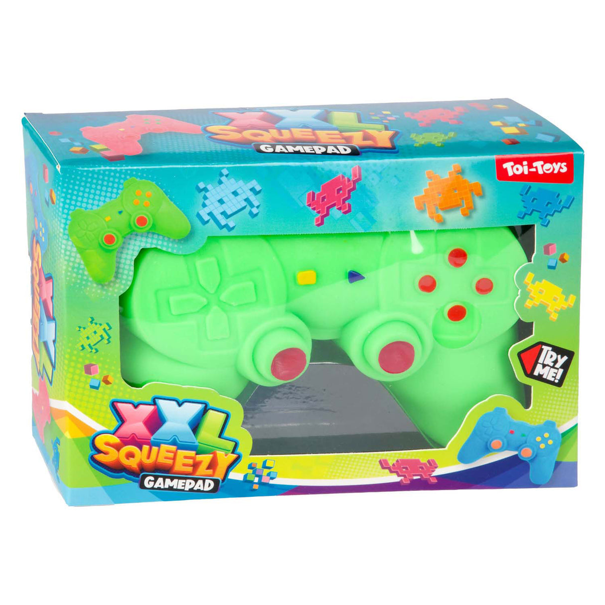 Toi-toys manette de jeu malléable amusante xxl extensible, 17 cm