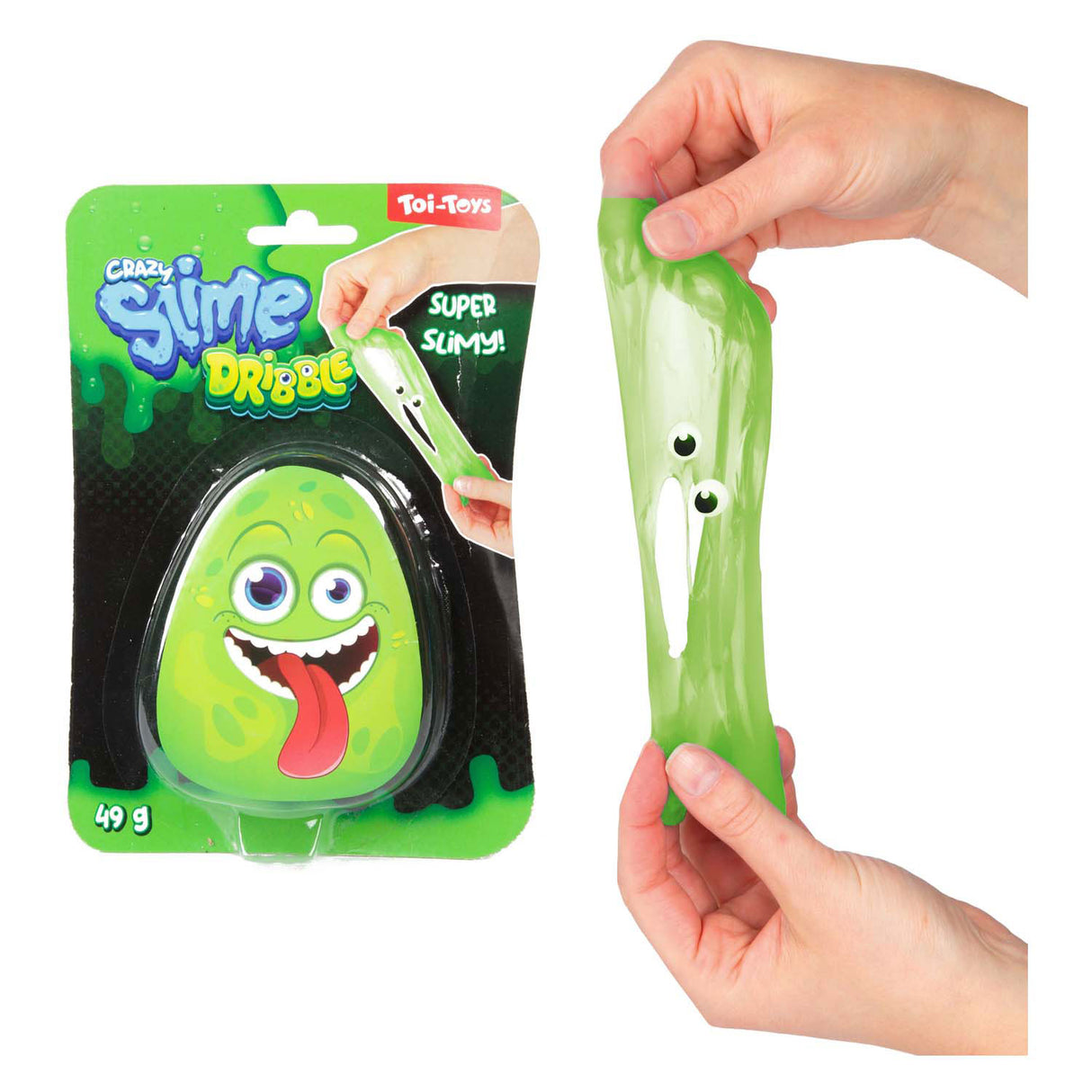 Toi-toys monstre visqueux fou avec des yeux