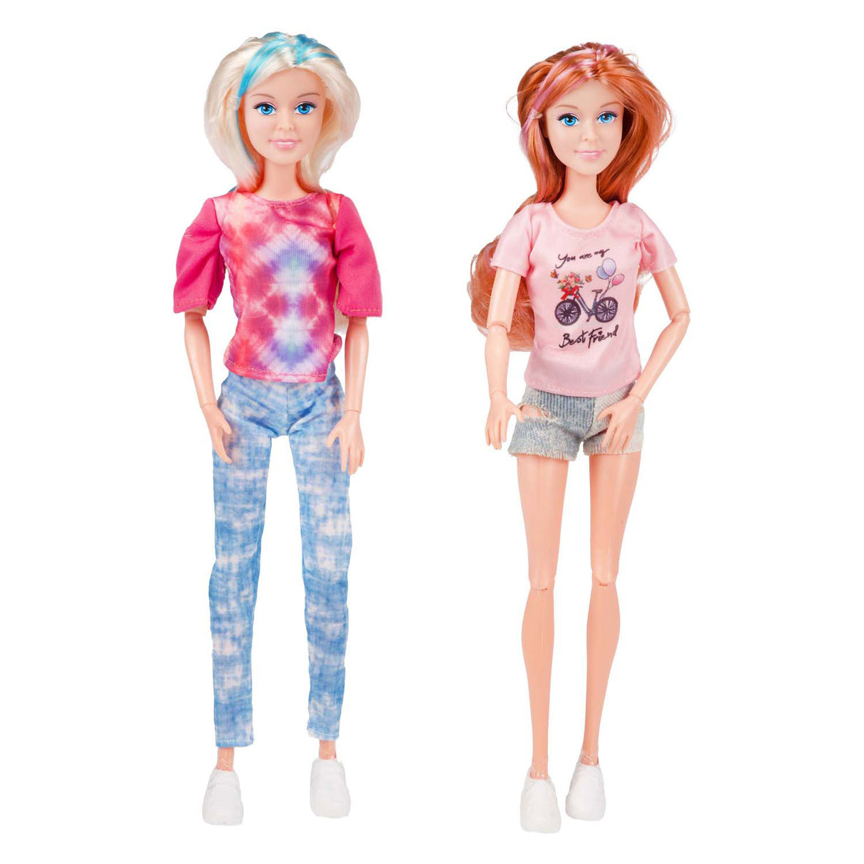 Toi Toys - Lauren, poupée adolescente à vélo