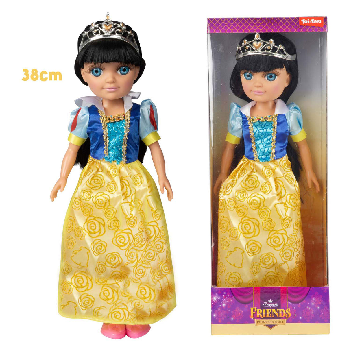 Toi-toys princesse amis princesse de conte de fées 38cm
