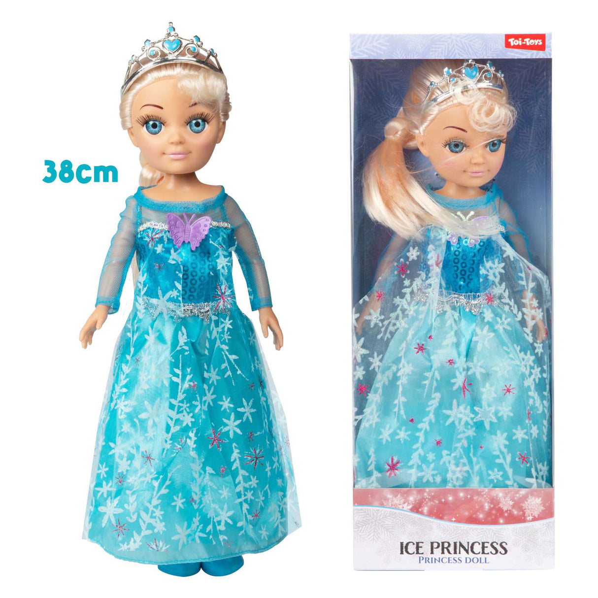 Toi-toys princesse des glaces princesse des glaces pop, 38cm