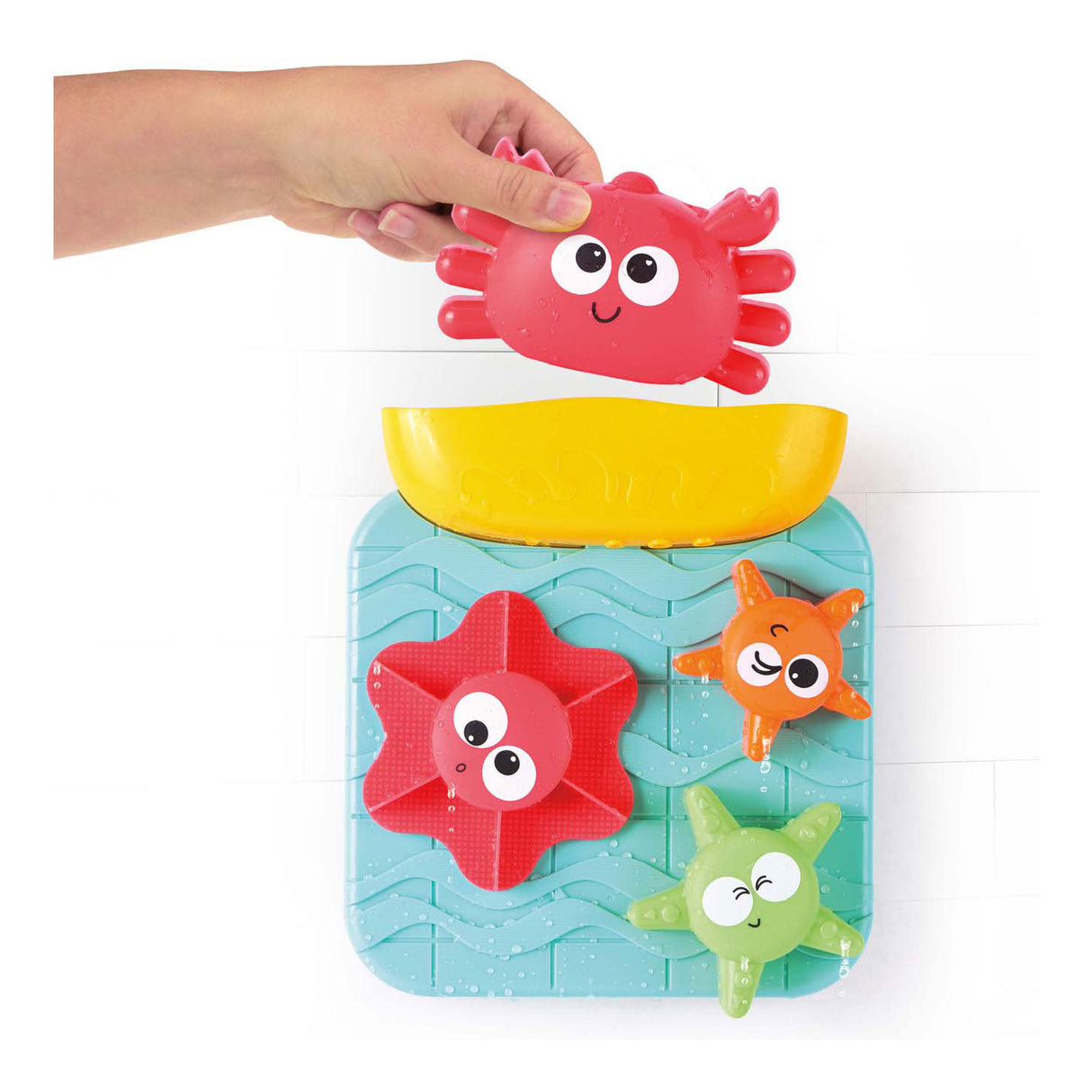 Toi-toys petites étoiles jouets de bain moulin à eau crabe