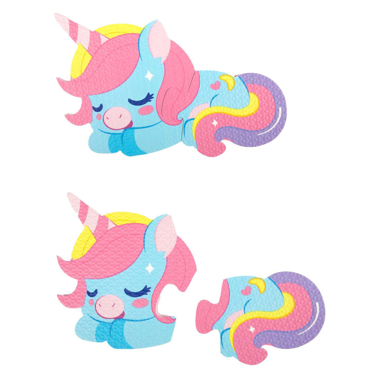 Toi-toys petites étoiles puzzle de sol en mousse licorne, 36 pcs.
