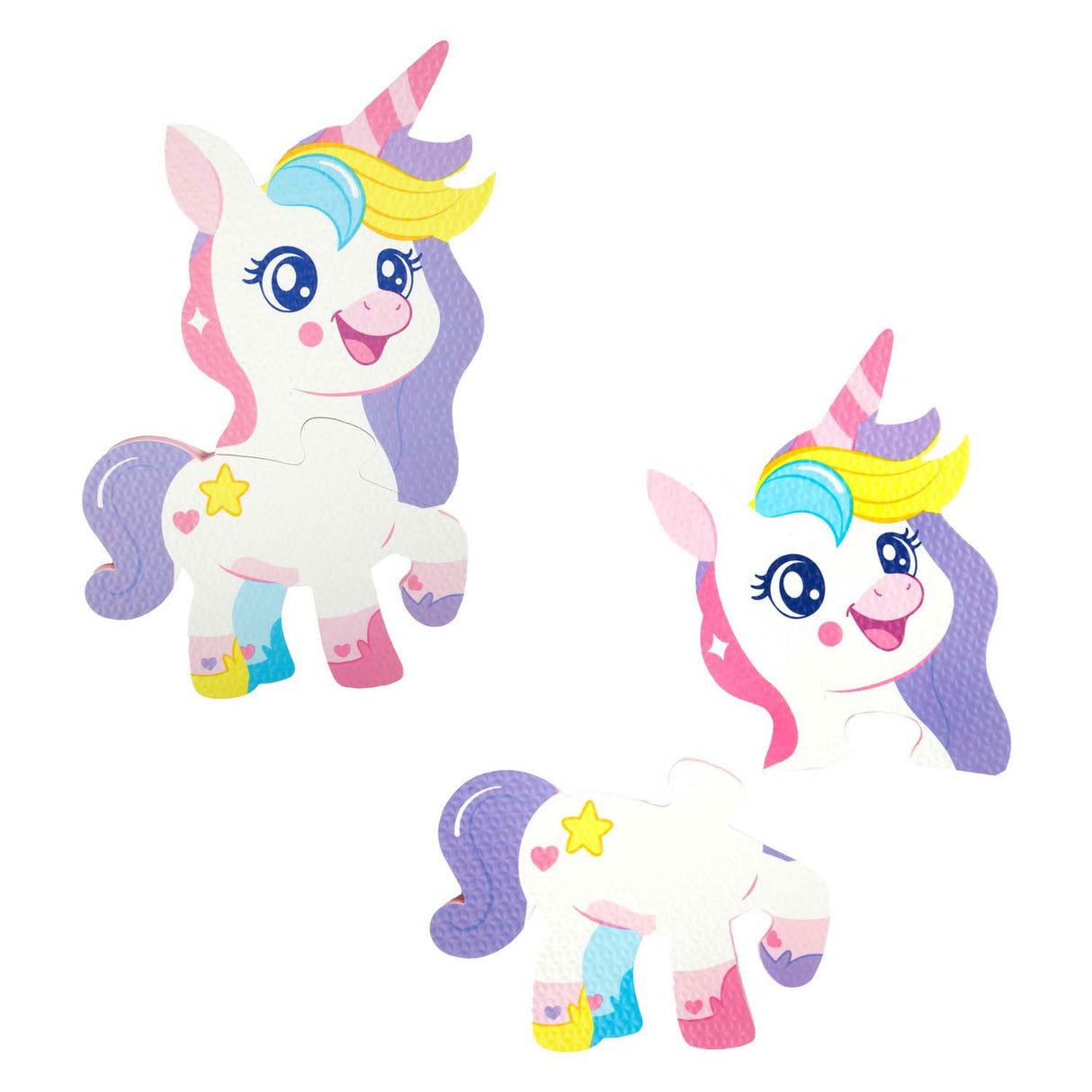 Toi-toys petites étoiles puzzle de sol en mousse licorne, 36 pcs.