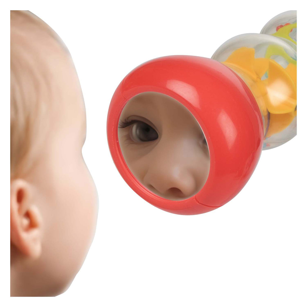 Toi-toys hochet chenille petites étoiles avec miroir