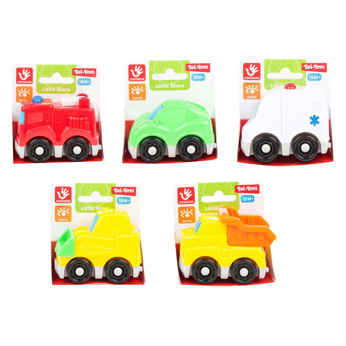 Toi-toys mini voiture bébé petites étoiles, 6,5 cm